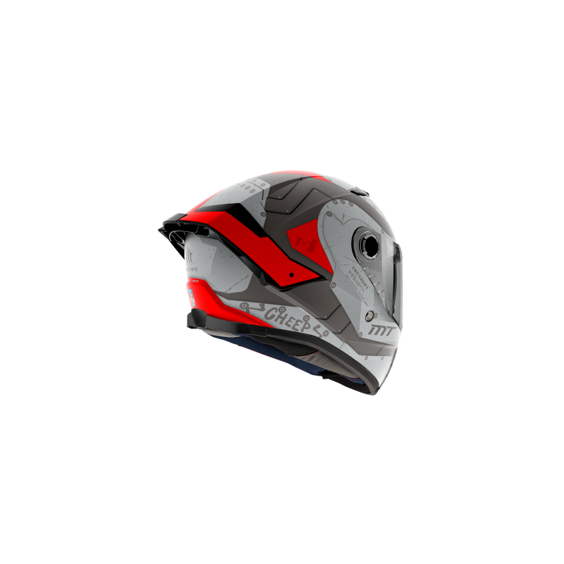 Casco Mt Helmets Thunder 4 Sv Cheep B5 Rojo Mate