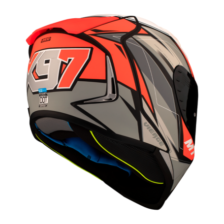 CASCO JET RACING 29 GUZZI ROJO-L