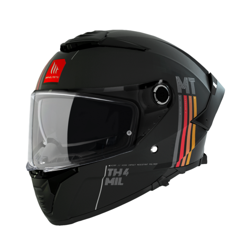 Casco Mt helmets thunder 4 sv Valiant B2 gris brillo