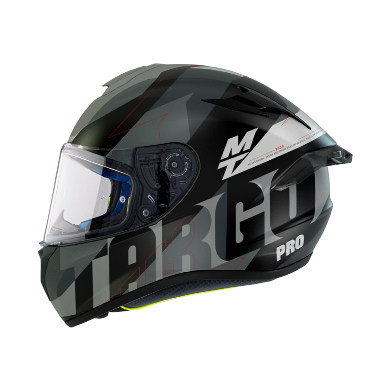 Casco MT Targo Pro Biger B0 blanco - negro V-14